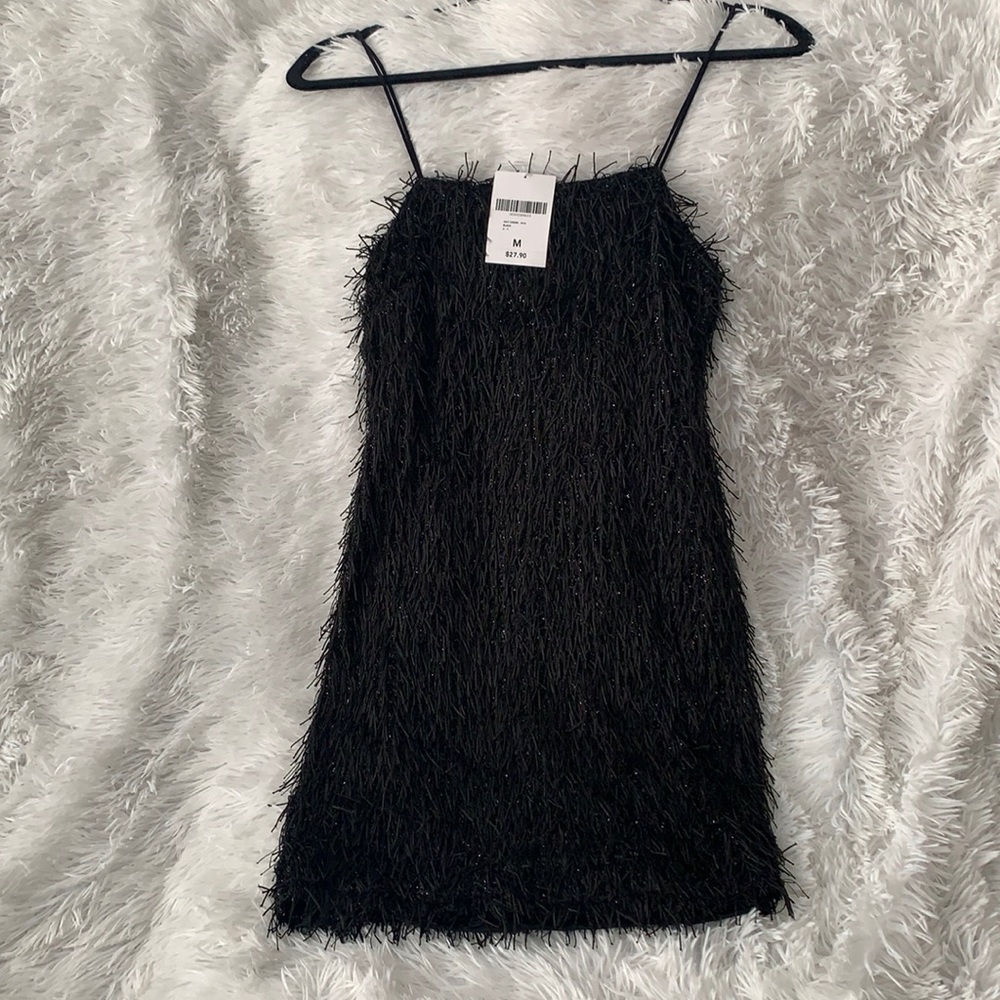 Fringe mini dress